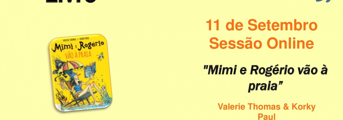Hora do Livro – “Mimi e Rogério vão à praia”