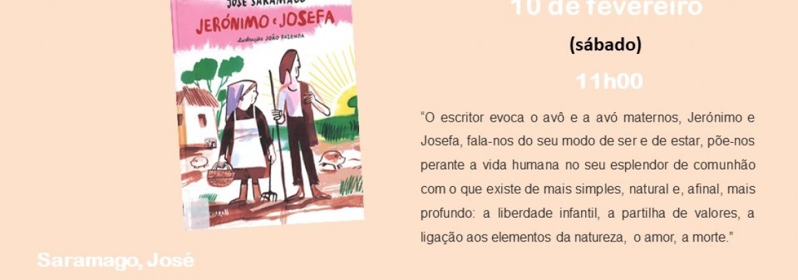 Hora do Livro -  “Jerónimo e Josefa” 