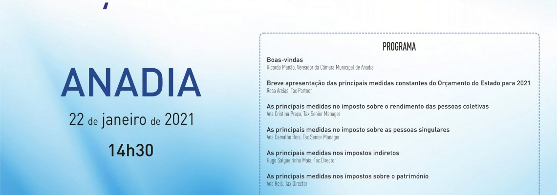 Sessão de Esclarecimento - Orçamento do Estado 2021