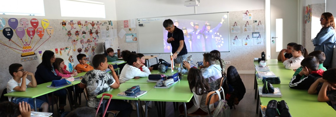 A astronomia anda nas escolas de Anadia