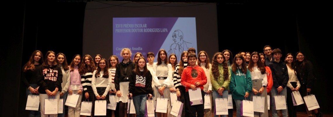 36 alunos receberam o Prémio Rodrigues Lapa