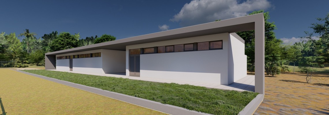 novos balneários no Campo de Rugby da Moita