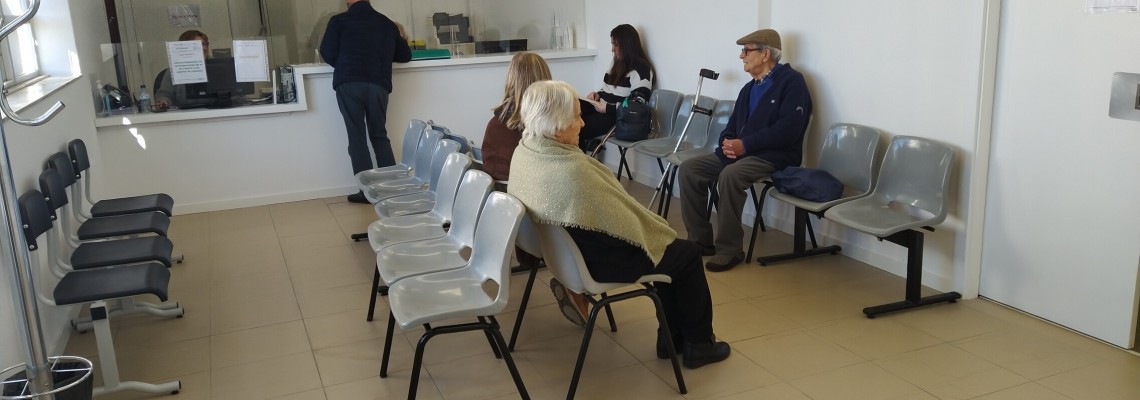 Centro de Saúde de Sangalhos em instalações provisórias