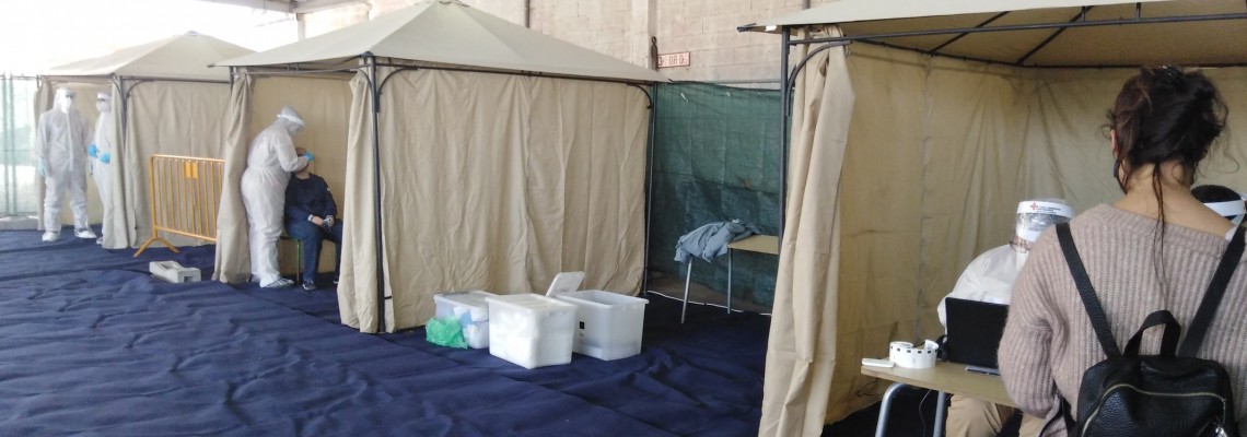 Município testa funcionários à Covid-19