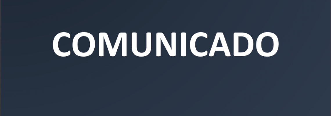 Covid-19: COMUNICADO