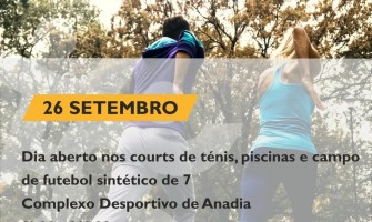 Dia aberto nos courts de ténis, piscinas e campo de futebol sintético de 7