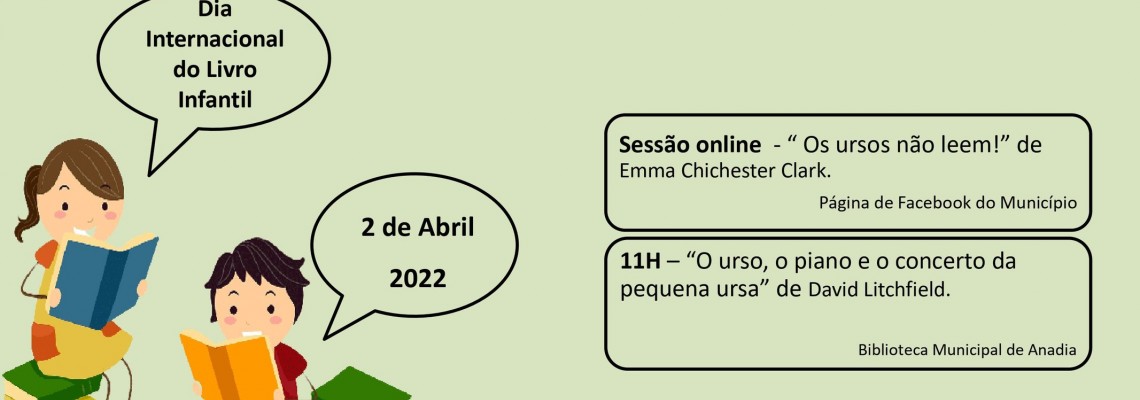 Hora do Livro - “O urso, o piano e o concerto da pequena ursa”
