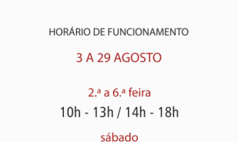 BMA - alteração de horário em agosto