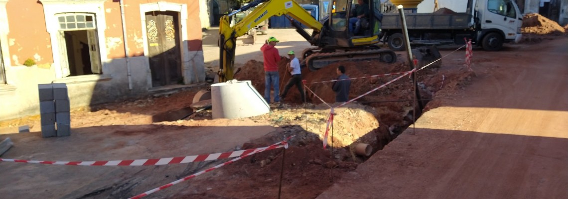 Renovação da rede de abastecimento de água