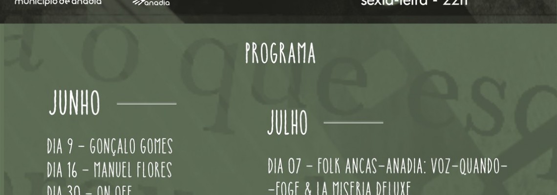 Sextas na Praça - Programa