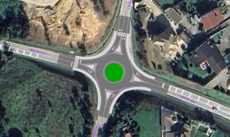 Construção de duas rotundas na Variante da Moita