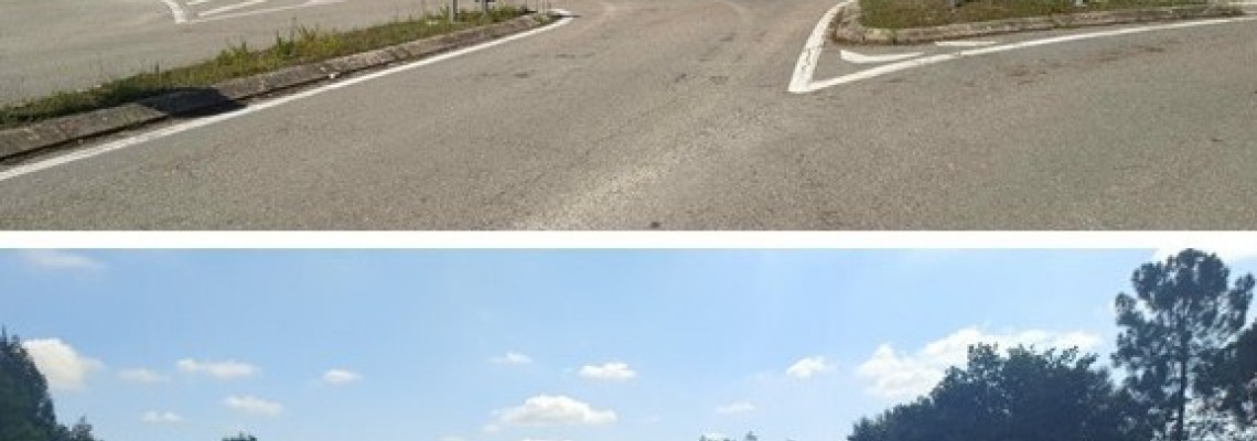 Construção de duas rotundas na Variante da Moita