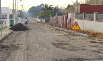 Obras na Rua do Colégio Nacional
