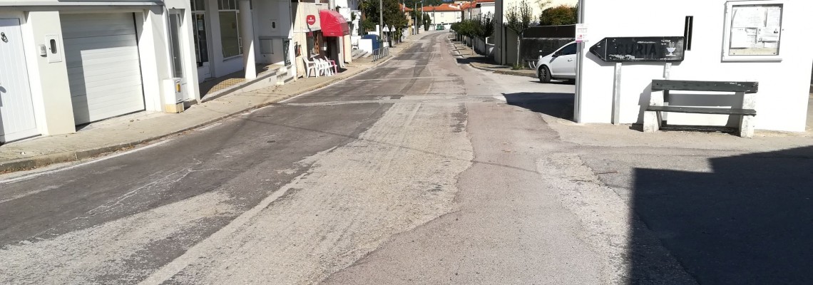 Requalificação urbana das ruas dos Hibiscos e das Palmeiras na Mata da Curia