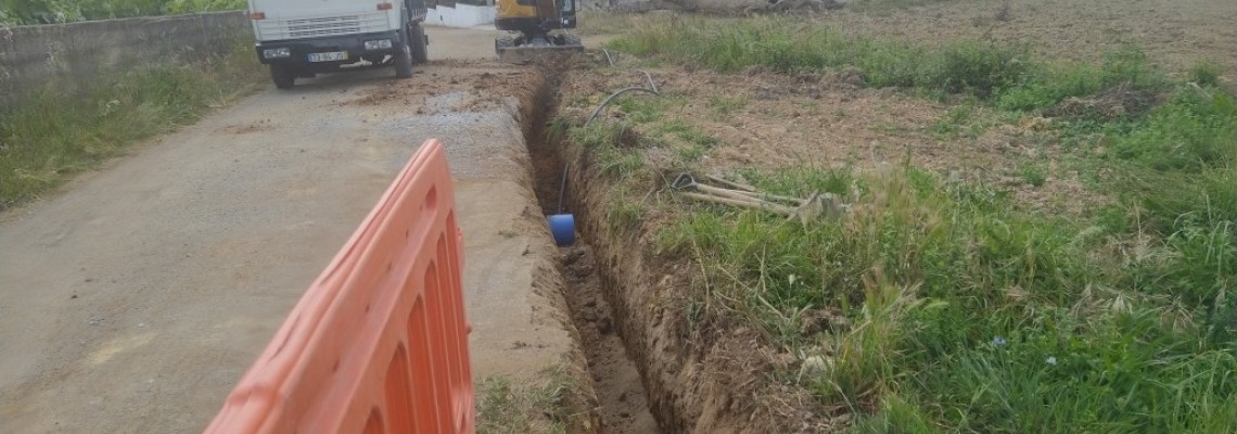 Renovação da rede de abastecimento de água