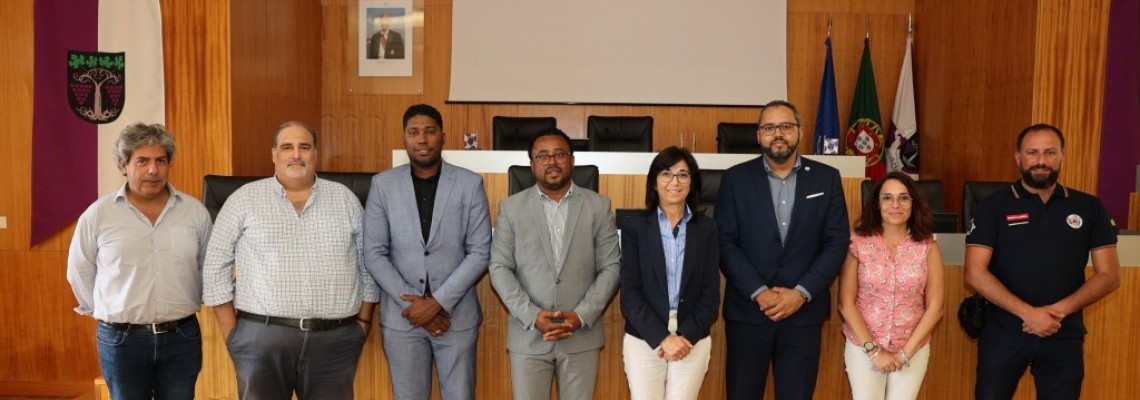 Comitiva de Cabo Verde em Anadia