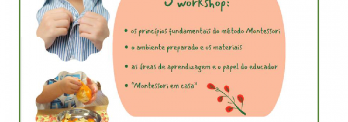 Workshop “O método Montessori”